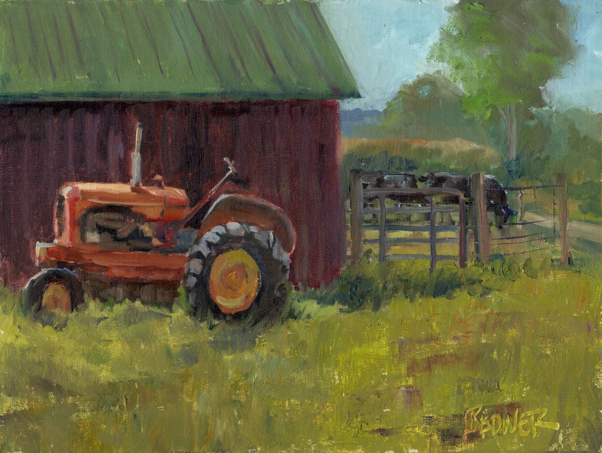 The Old Tractor by Lynette Redner 