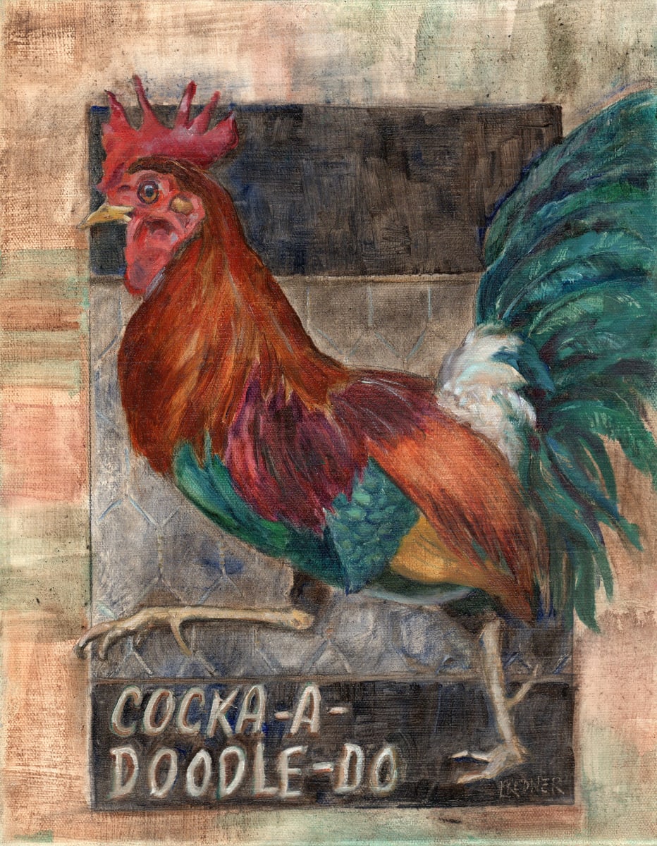 Cock-a-doodle-do: Barnyard Talk Series by Lynette Redner  Image: Cock-a-Doodle_Do!