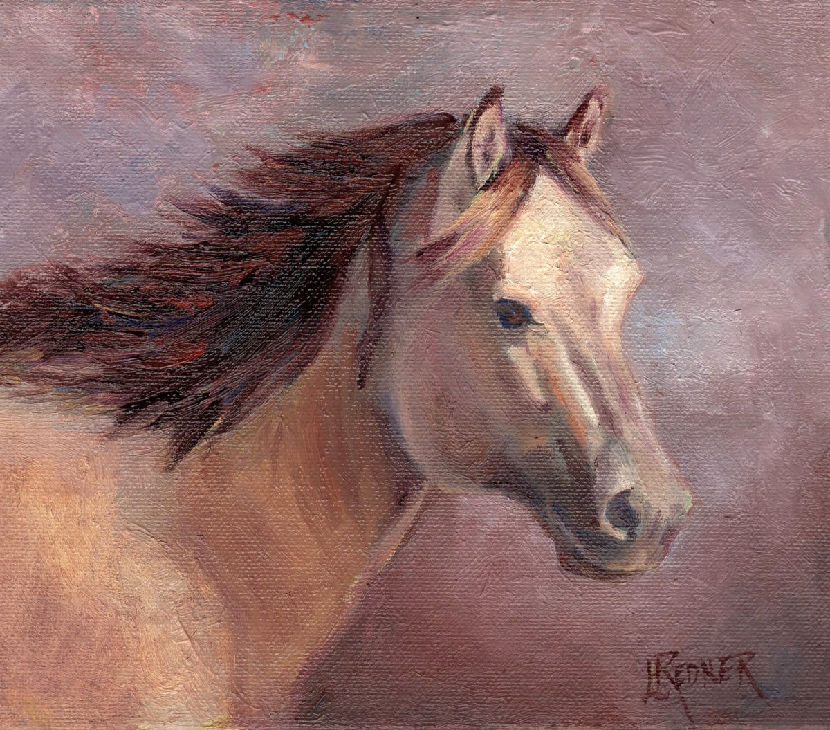 Wild Horse Gazing by Lynette Redner 