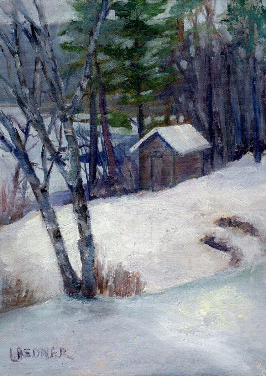Winter By the River by Lynette Redner 