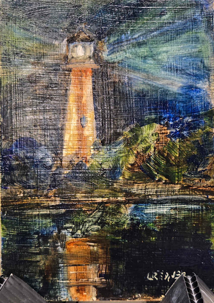 Jupiter Lighthouse Nocturn by Lynette Redner, Image 1.