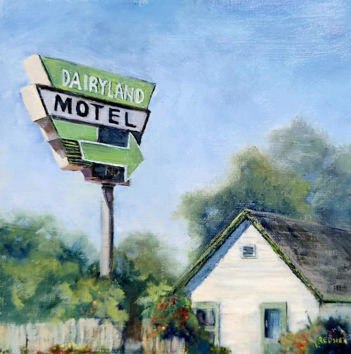 Legend-dairy Dairyland Motel by Lynette Redner 