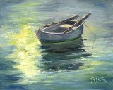 Morning Light On the Row Boat by Lynette Redner 