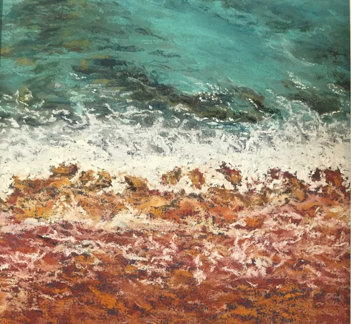 Waters Edge 32x32cm by Di Parsons, Image 4.