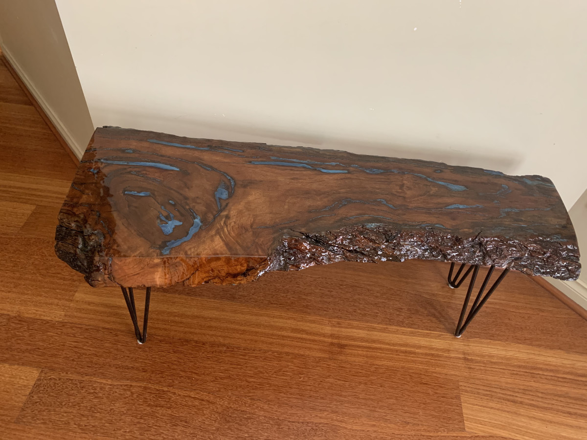 Resin River Marri Coffee Table by Di Parsons 