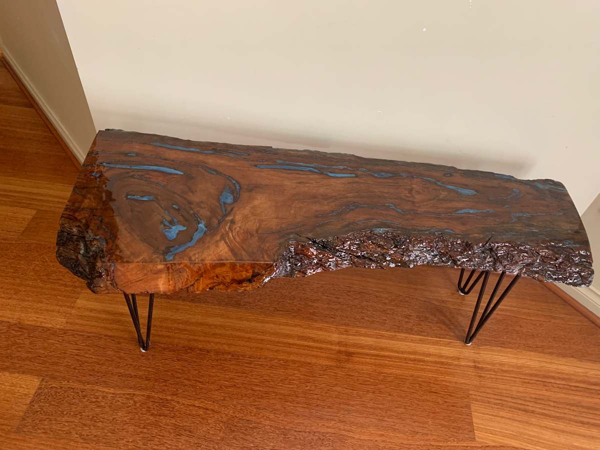 Resin River Marri Coffee Table by Di Parsons, Image 2.