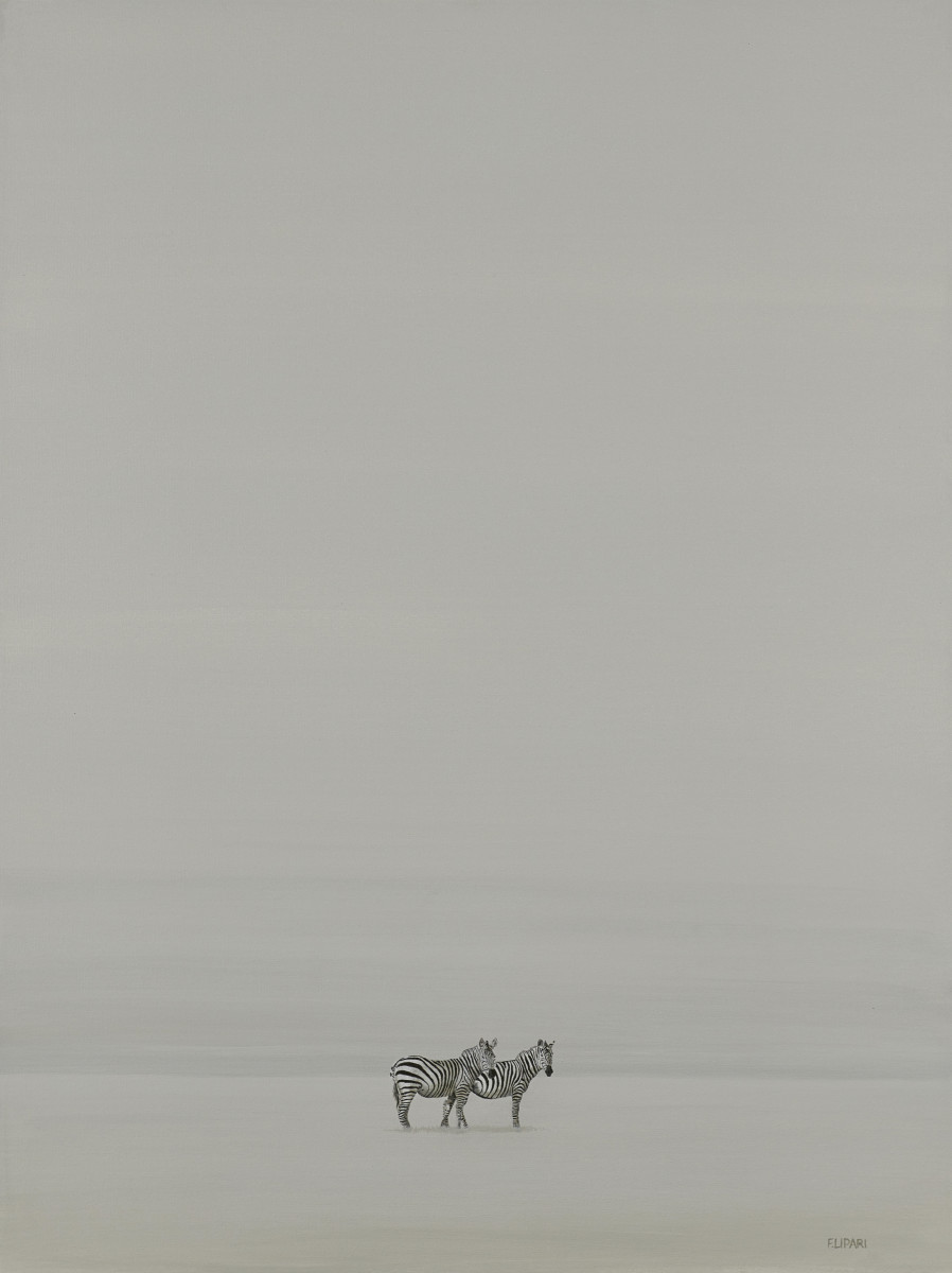 Zebra Pair by F. Lipari 