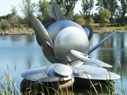 Nebraska Wind Sculpture by George Baker, Image 1.