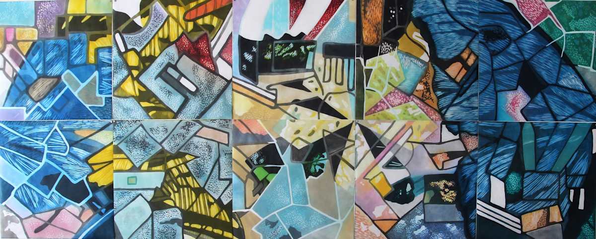 August's Crazy Quilt by Anne Burton, Image 1.