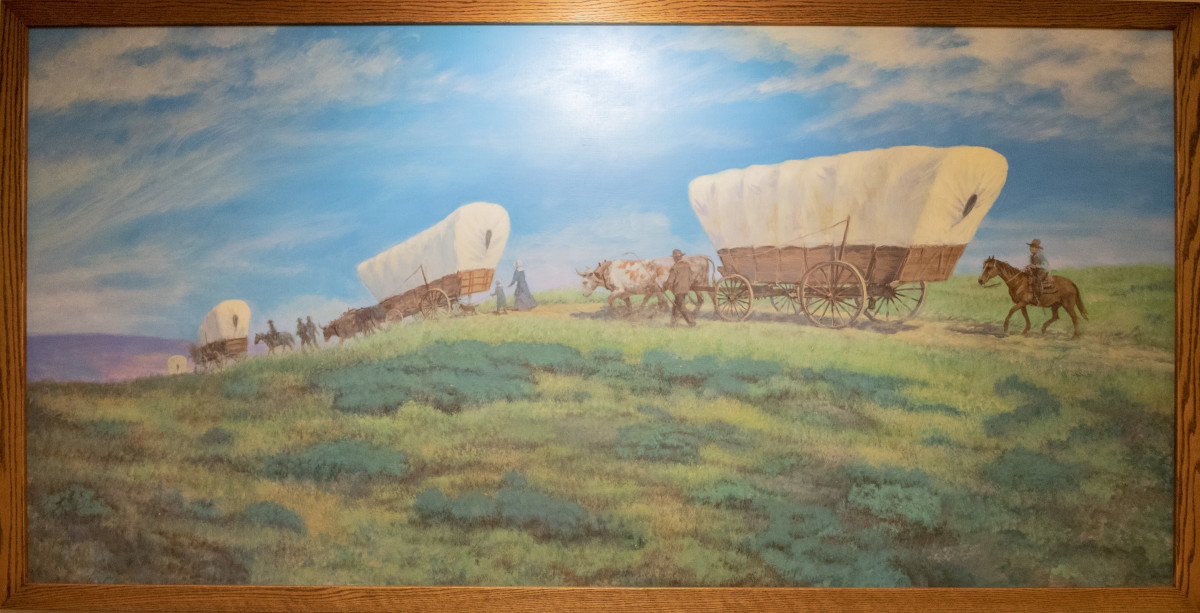 Untitled (Wagon Train) by Nancy Jellico 