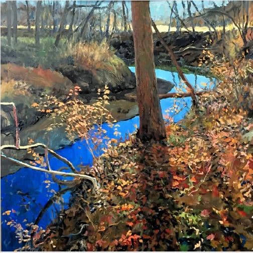 Brawley Creek, Back Light by John  Louder 