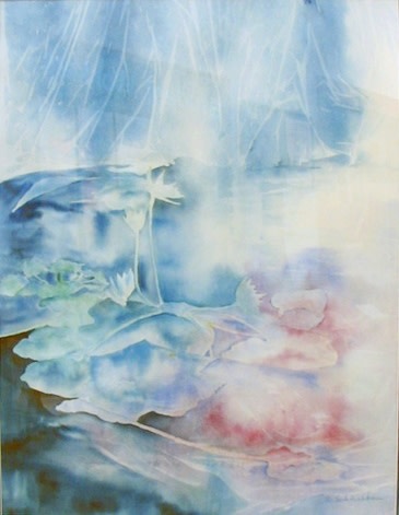 Sunken Garden Series - Lily Pond by Jeanette L. Richstatter 