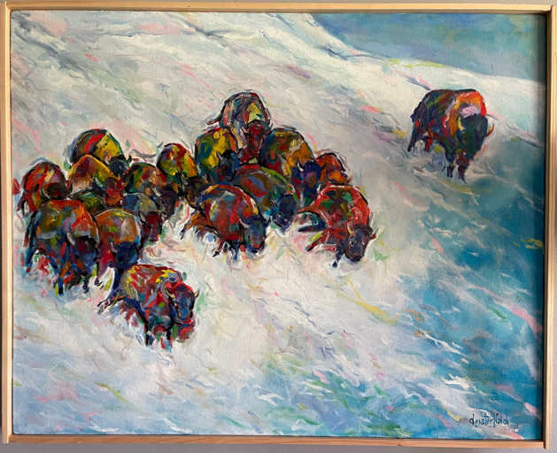 Stampeding Buffalo by Doug Waterfield, Image 7.