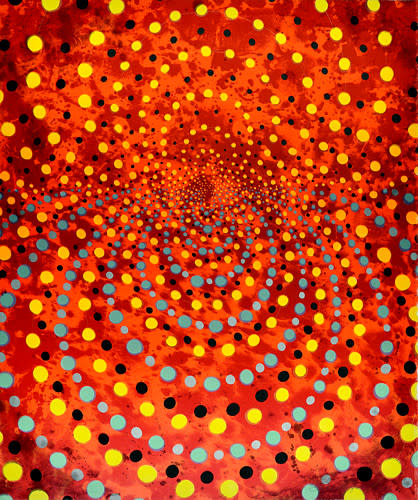 Lines of Fire (Red State II) by Barbara Takenaga 