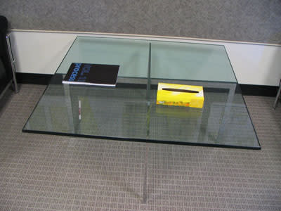 Barcelona Table (1 of 2) by Ludwig Mies van der Rohe 
