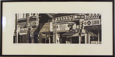 Barrera-Rosa's by Robert Cottingham 