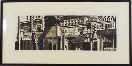 Barrera-Rosa's by Robert Cottingham, Image 1.