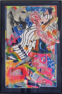 Stapling Down by Frank Stella 