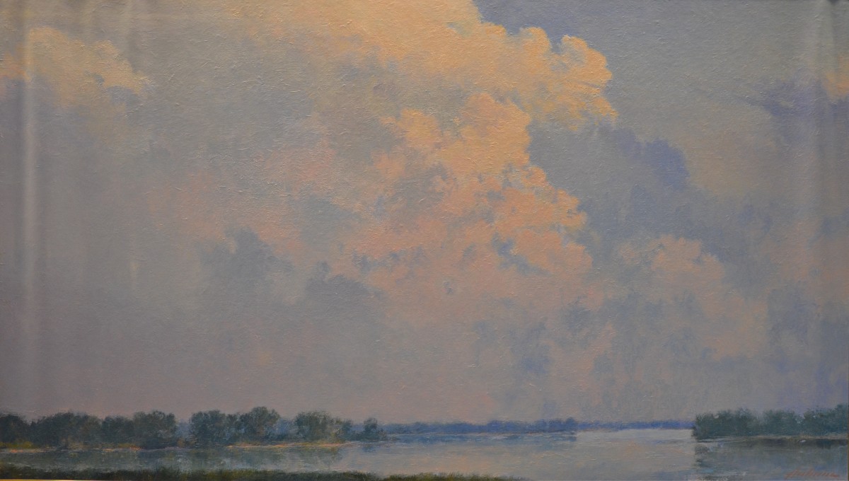 View of the Platte River (Platte River Skyscape) by Harold (Hal) Holoun 