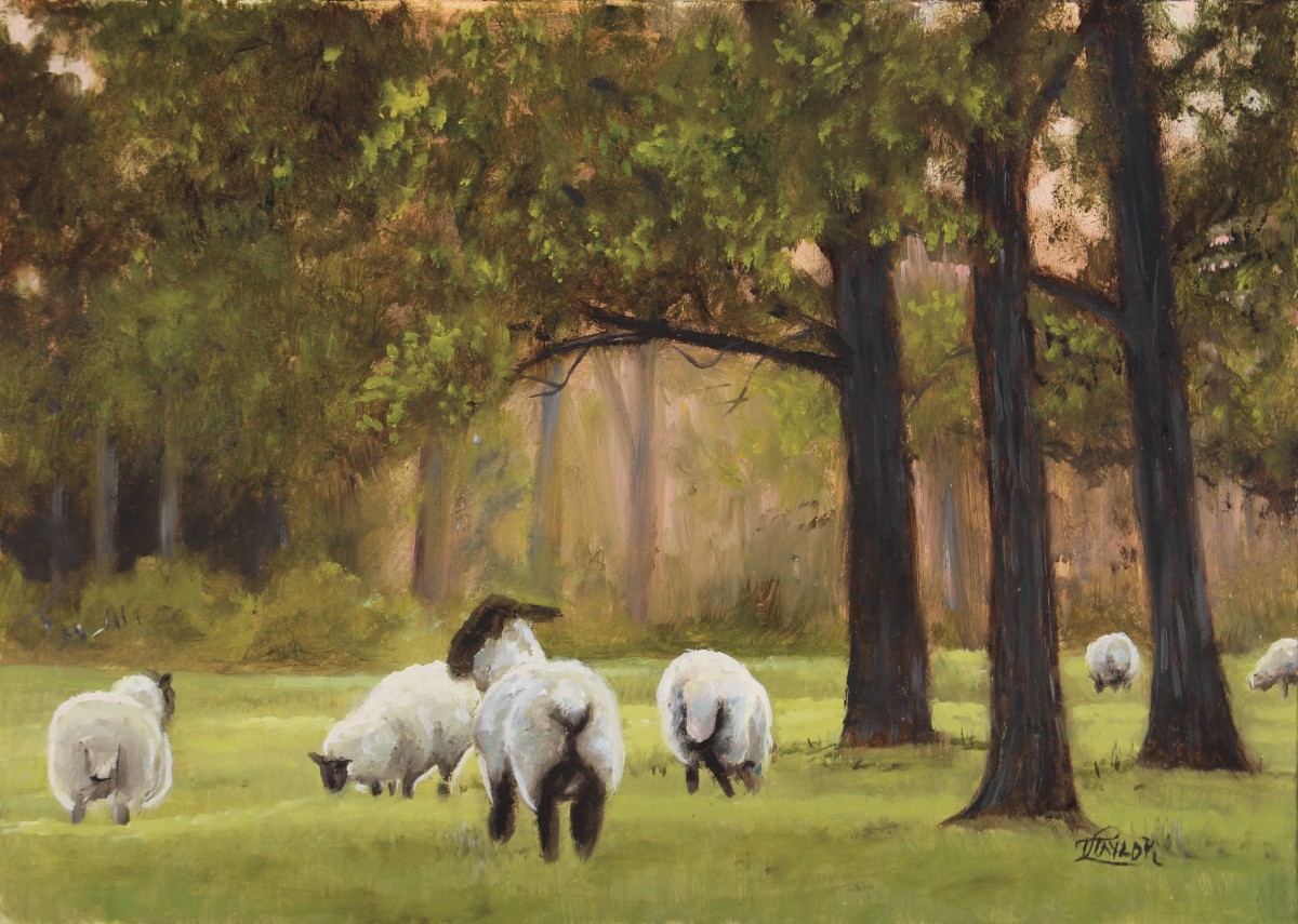 Peaceful Pastures - miniature by Tammy Taylor 