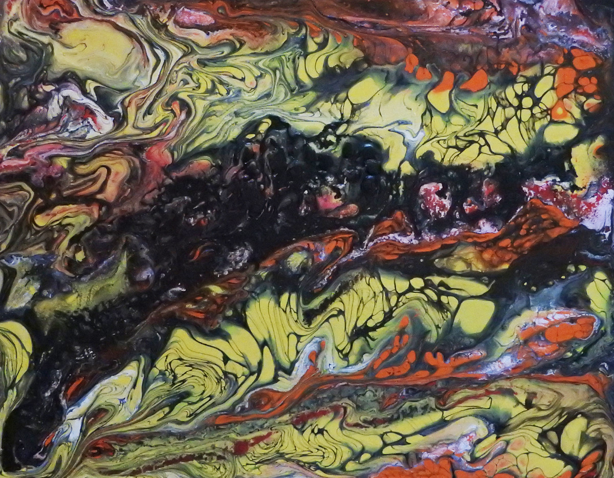 Lava Flow by Janine Wilson 