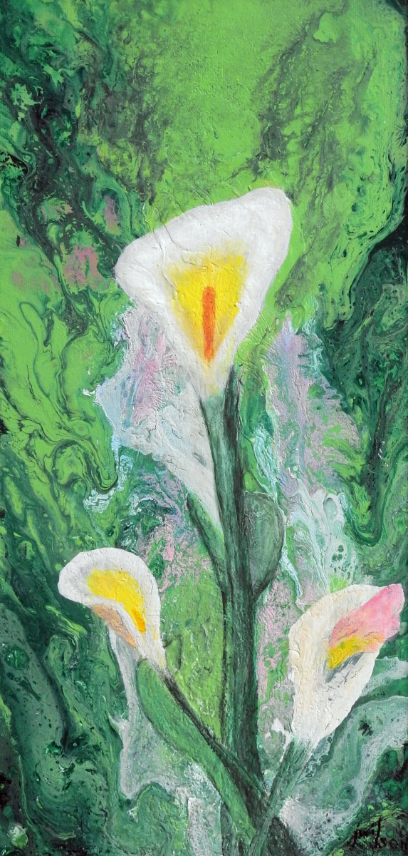 Lilies by Janine Wilson 