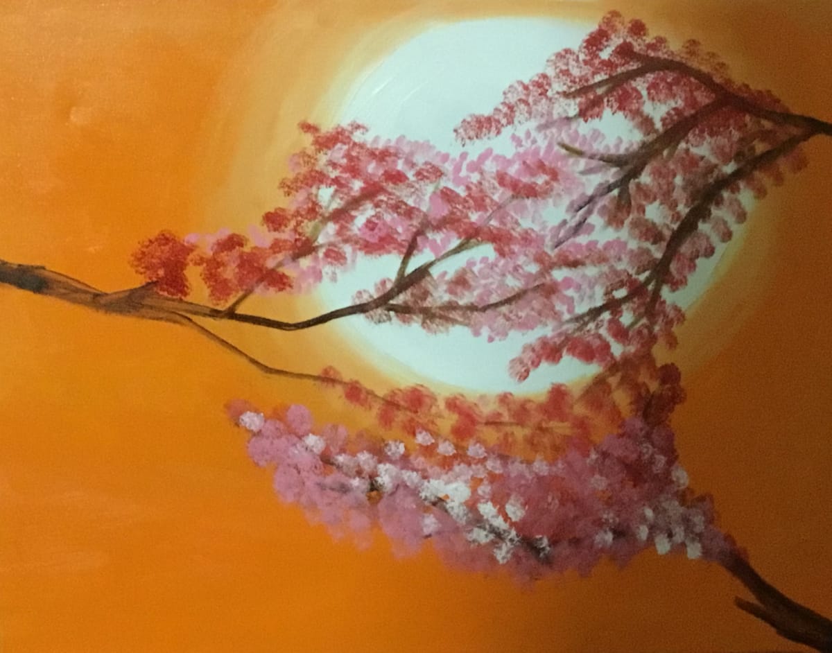 Orange hues of the blossom by Christopher John Hoppe 