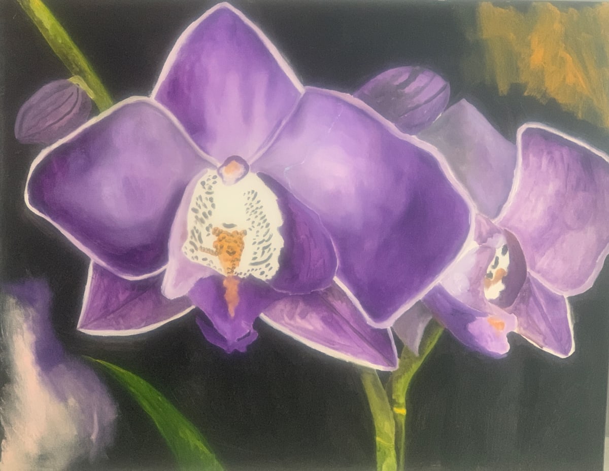 Purple Orchid of Passion 