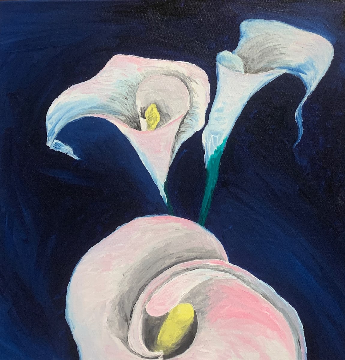 Calla Lily Blue by Christopher Hoppe 