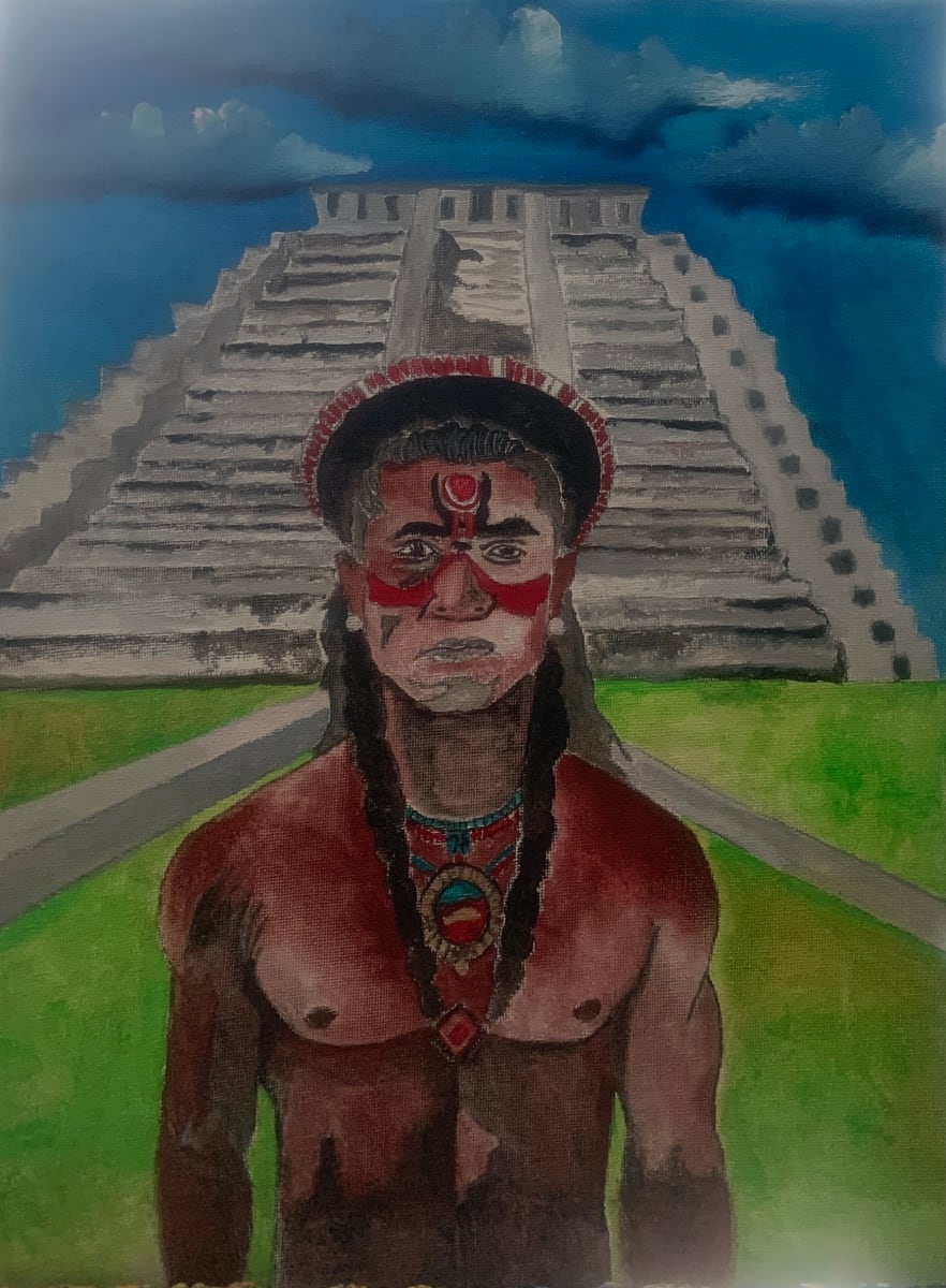 Aztec Warrior by Christopher 