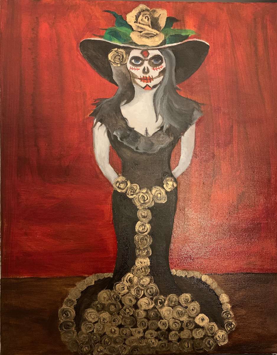 La Catrina in Black by Christopher Hoppe 