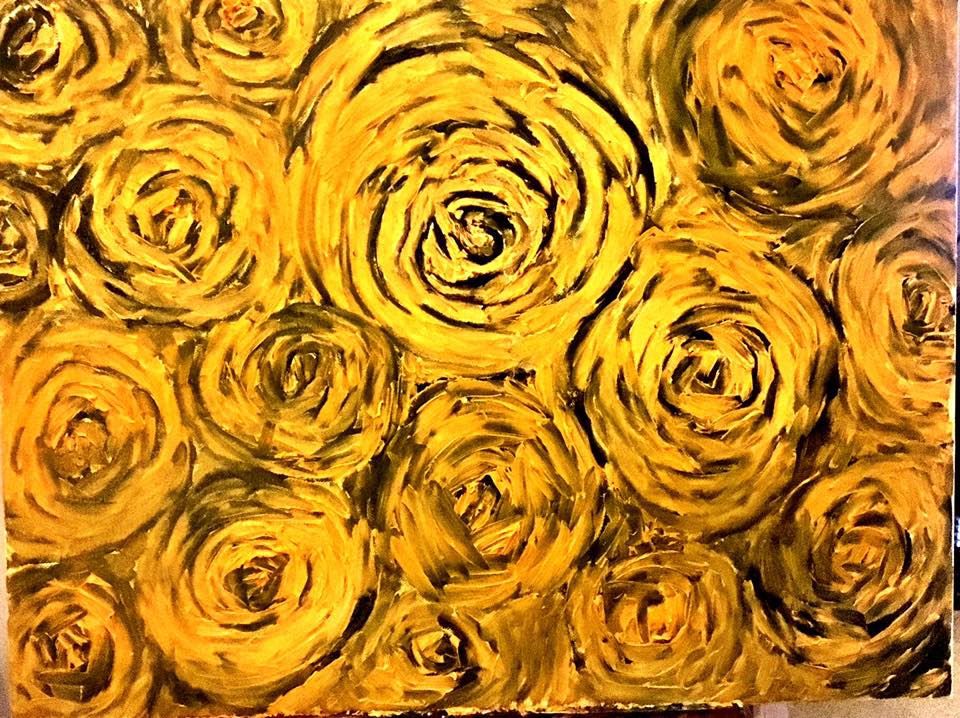Yellow Sunshines by Christopher John Hoppe 