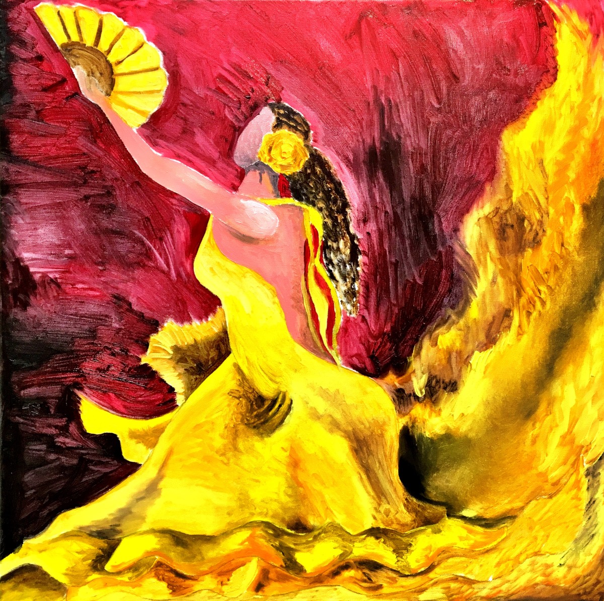 Sunshine Flamenco Dancer by Christopher Hoppe 