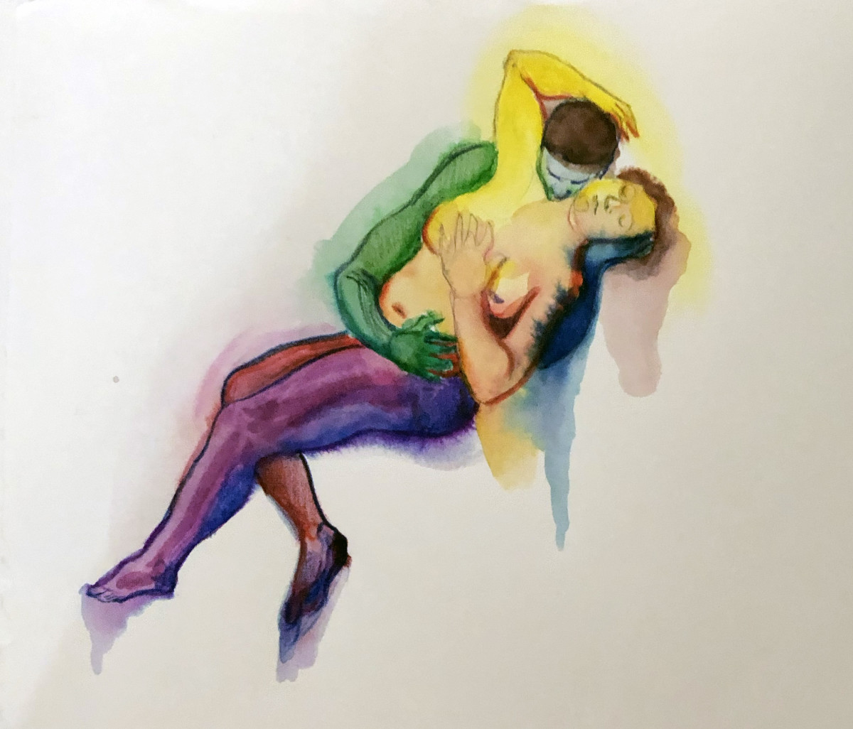 Untitled sketch 1 (unframed) by Patty Suau 