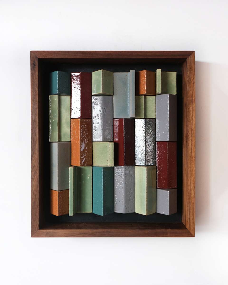 Neighborhood Framed in Walnut by BEN MEDANSKY STUDIO, Image 1.