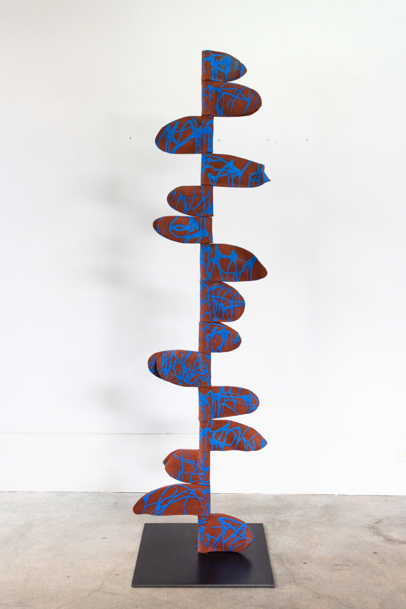 Wayfinding Tower in Blue by BEN MEDANSKY 