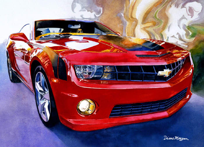 5th Place – Overall - Diane Morgan - “Hot as a Heartbeat” – www.dianemorganpaints.com by Diane Morgan 