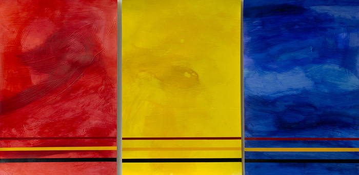 6th Place – Overall - Chuck Jones - “Underscoring a Primary Conflict - Triptych” – www.chuckjonesphd.com by Chuck Jones 