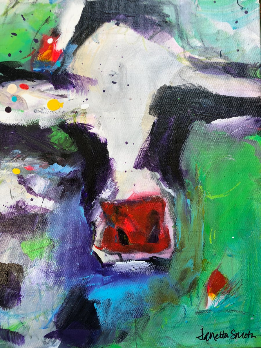 Funky Cow Medina by Janetta Smith 