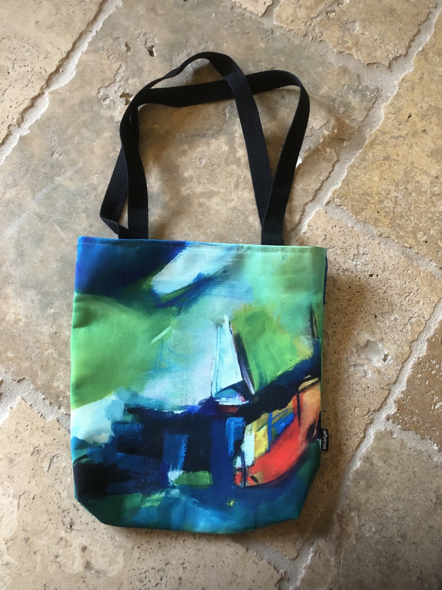 Adrift Book Bag by Janetta Smith 