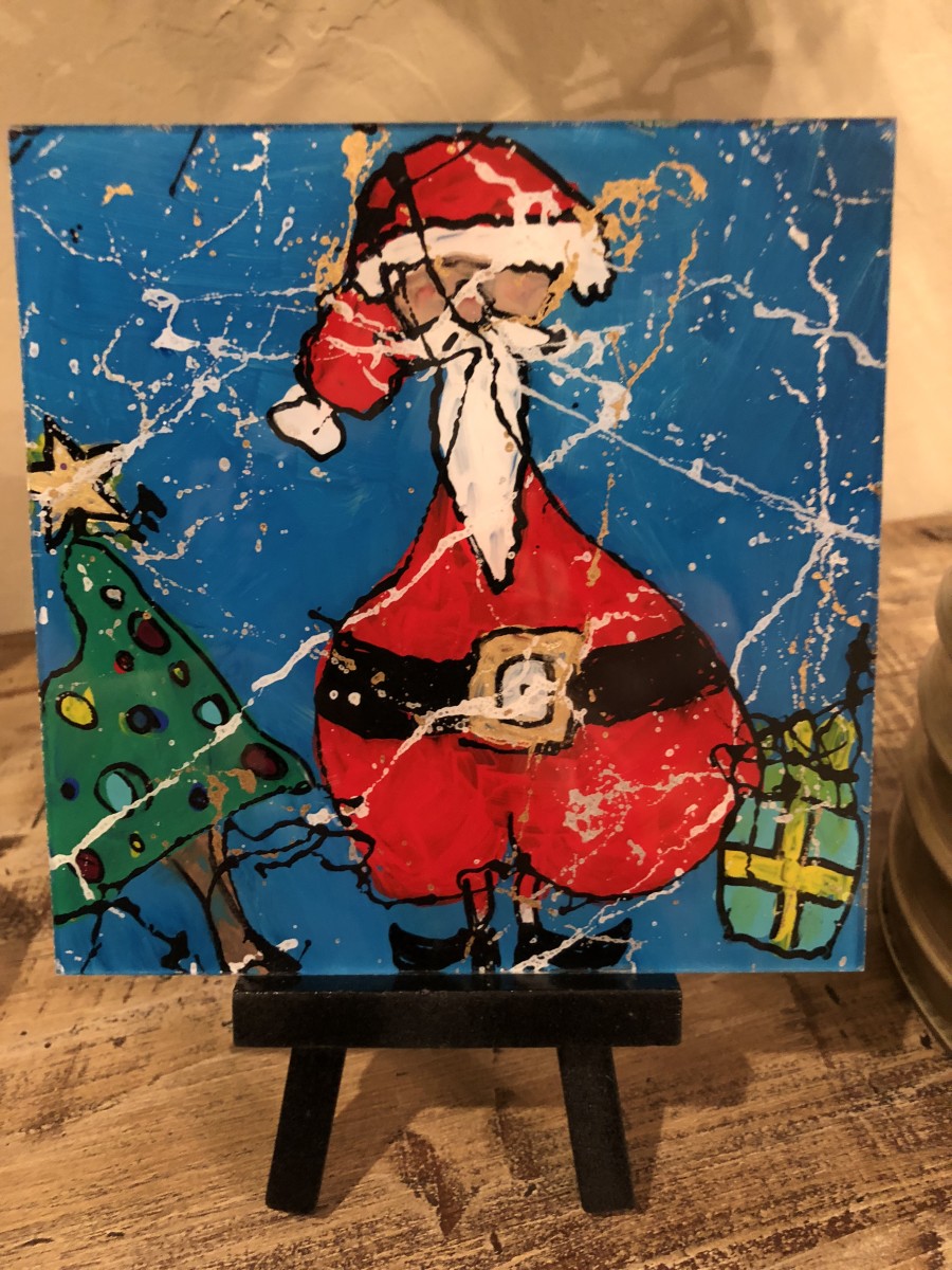 Pot Belly Santa by Janetta Smith 