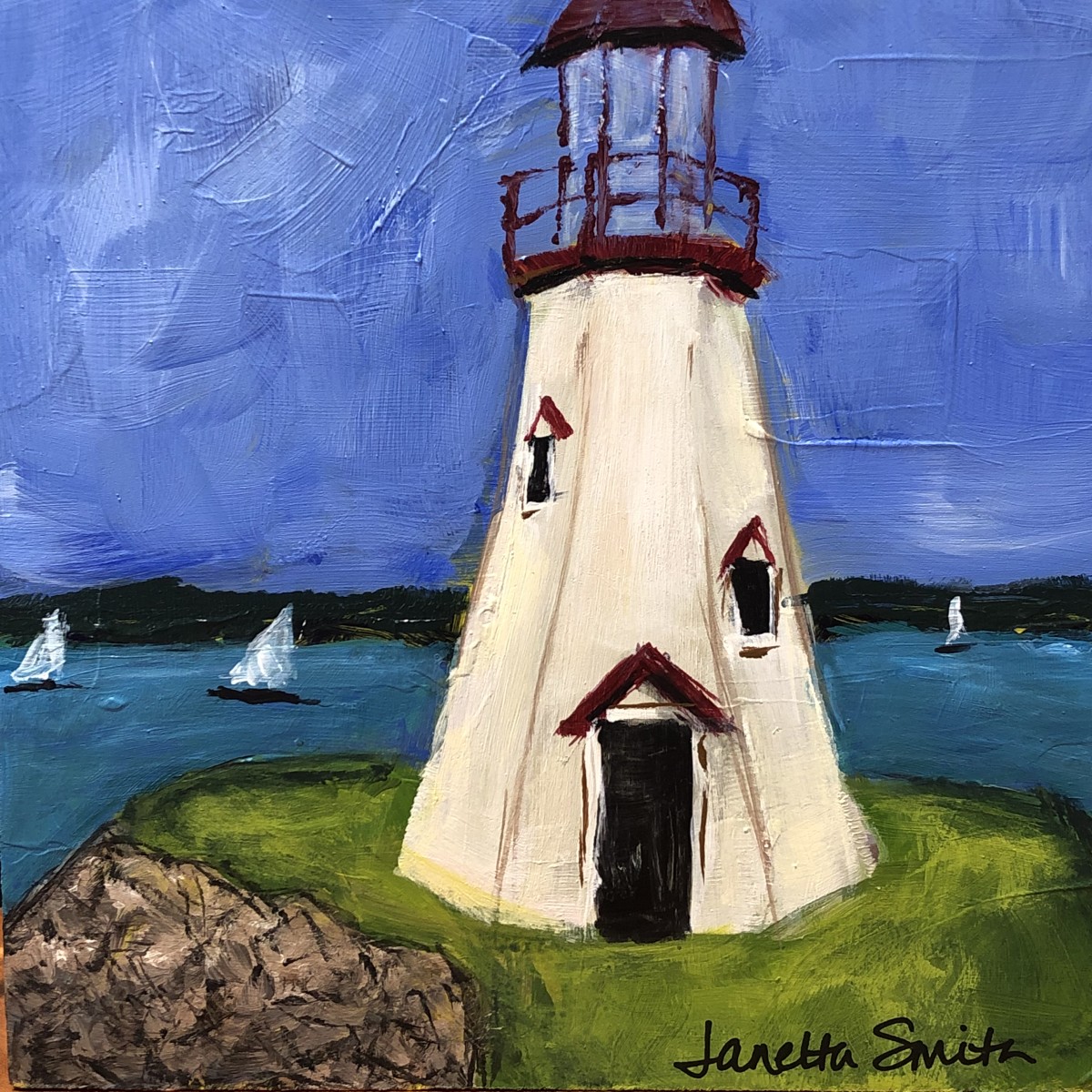 The Lighthouse by Janetta Smith 