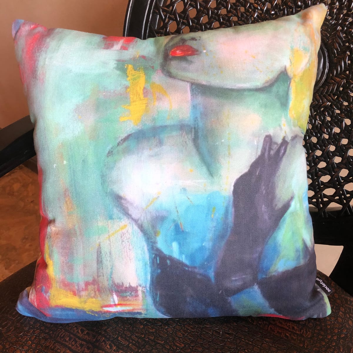 Dinner at the Ritz IndoorThrow Pillow 16x16 by Janetta Smith 