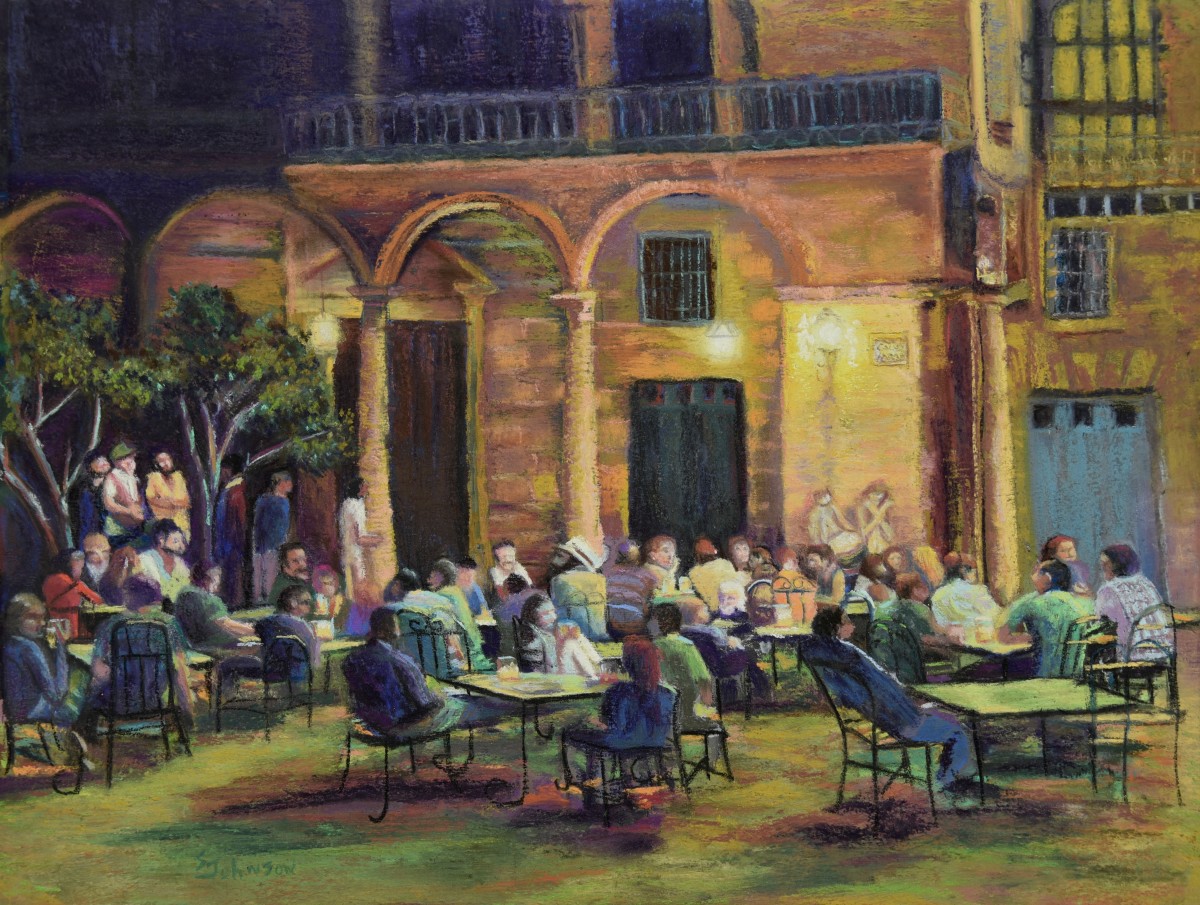 Waiting for a Table, Havana, Cuba by Susan  Frances Johnson 