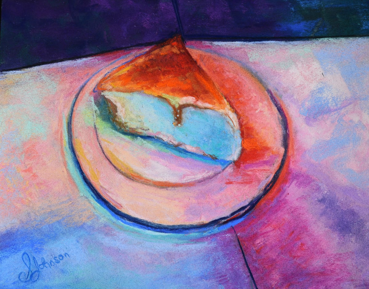 Cake On A Plate by Susan  Frances Johnson 