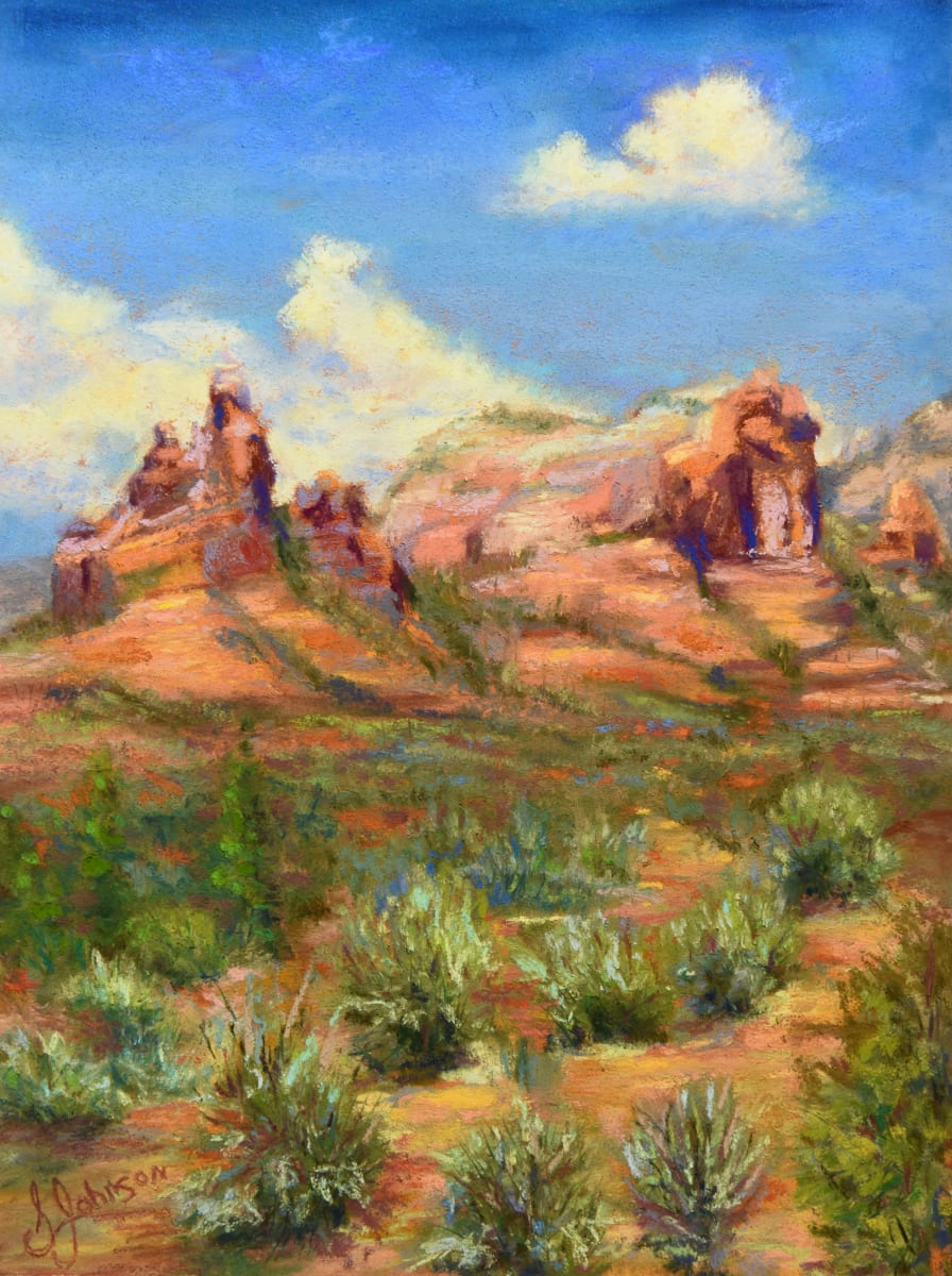 Crusty Trail, Sedona by Susan  Frances Johnson 