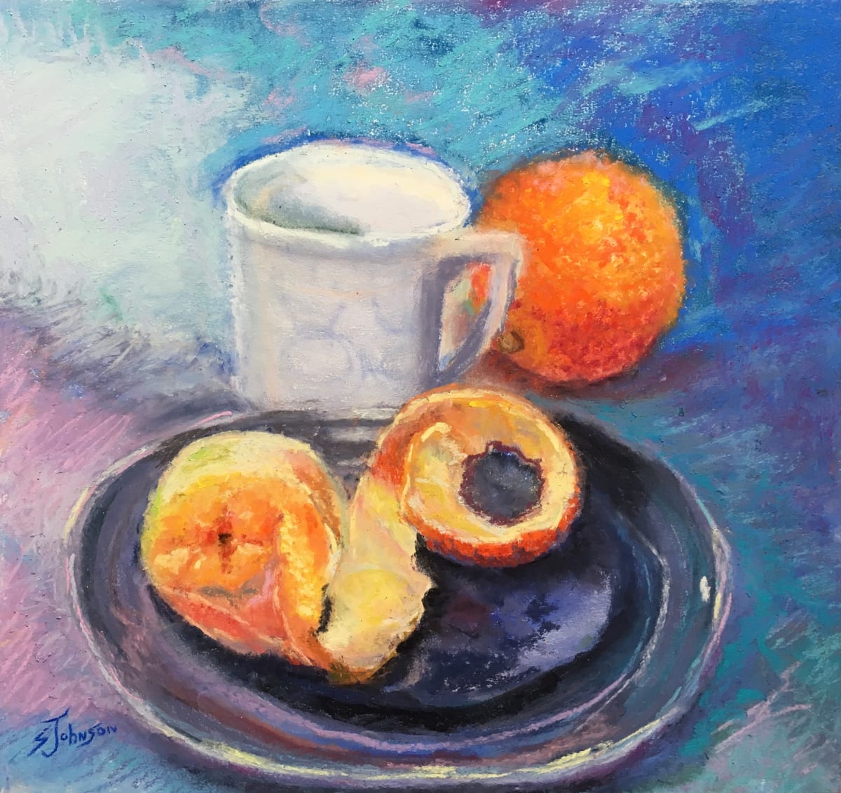Mid-Morning Snack by Susan  Frances Johnson 