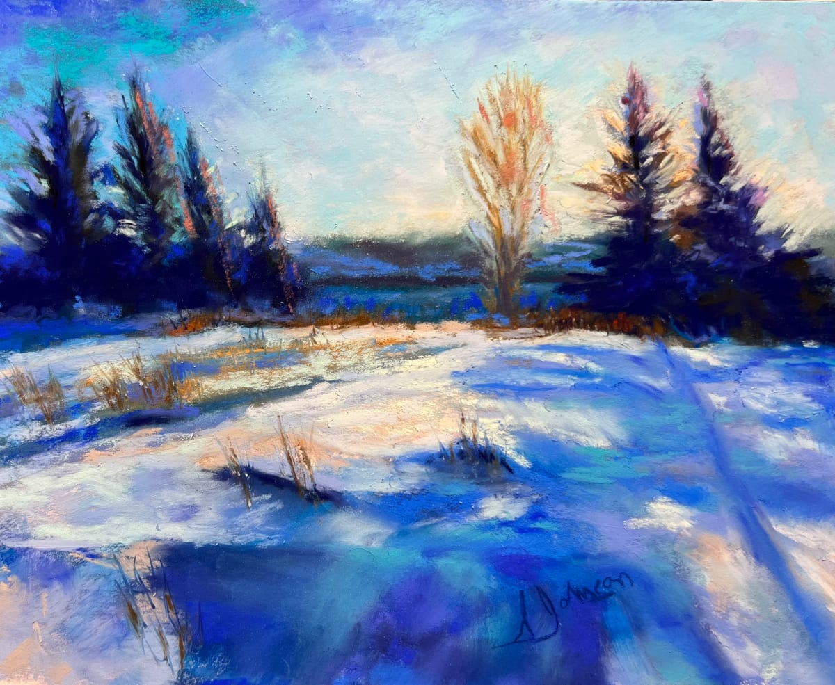 Winters Glow by Susan  Frances Johnson 