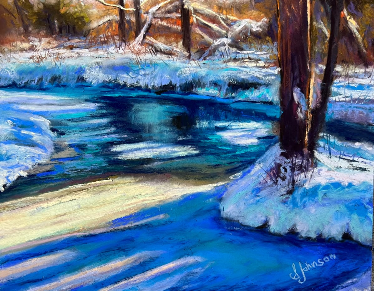 Snow Shadows by Susan  Frances Johnson 