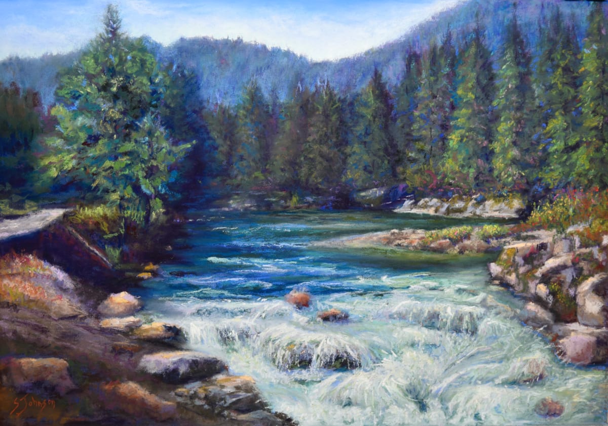 Rushing Water by Susan  Frances Johnson 